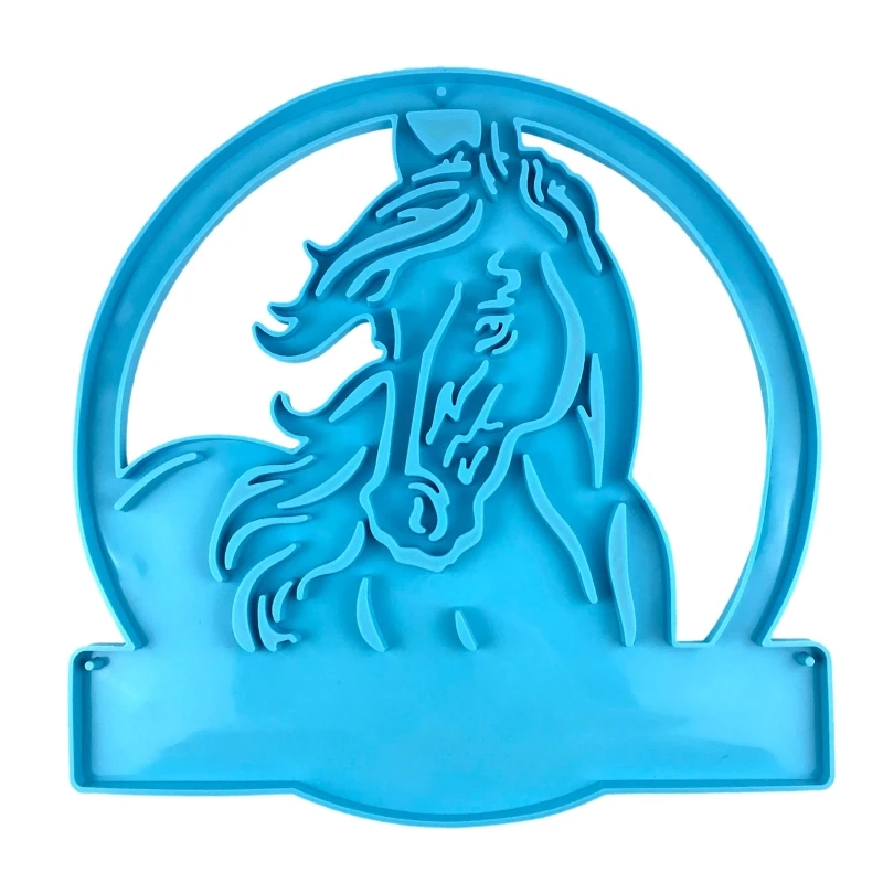 

Farm Horse for Head Decor Epoxy Resin Mold DIY Farm Animal Horse for Head Pendant Horse Number Silicone Mold DIY Crafts