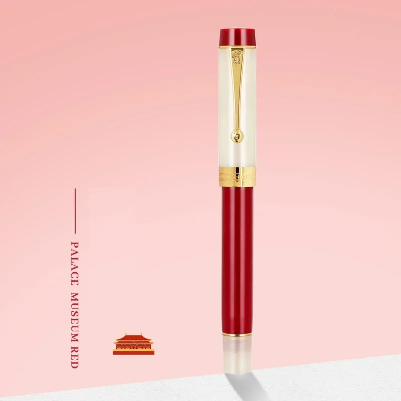 JINHAO 100 Centennial Fountain Pen Resin Gold Clip Nib EF F M Students Pens Business Stationery School Office Supplies PK 9019