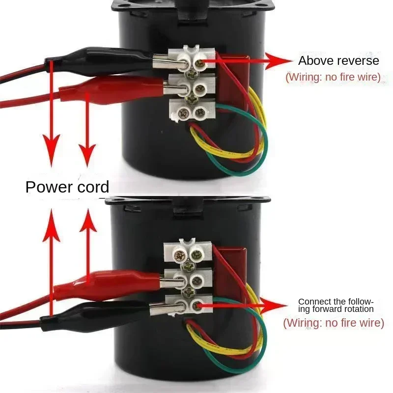 Muslimex 28W 220V piccolo motore a corrente alternata motore elettrico sincrono a magnete permanente reversibile a bassa velocità motoriduttore