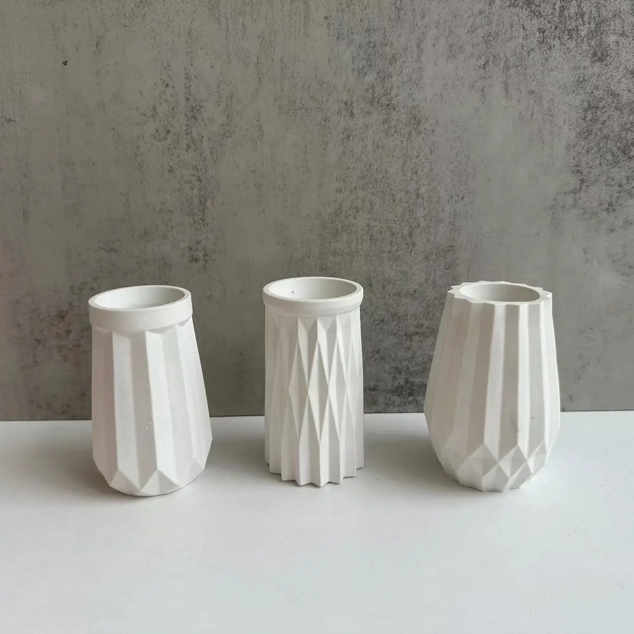 Silicone Mold Handmade Vase Mold DIY Flower Pot Gypsum Resin Mold Vase Ornaments
