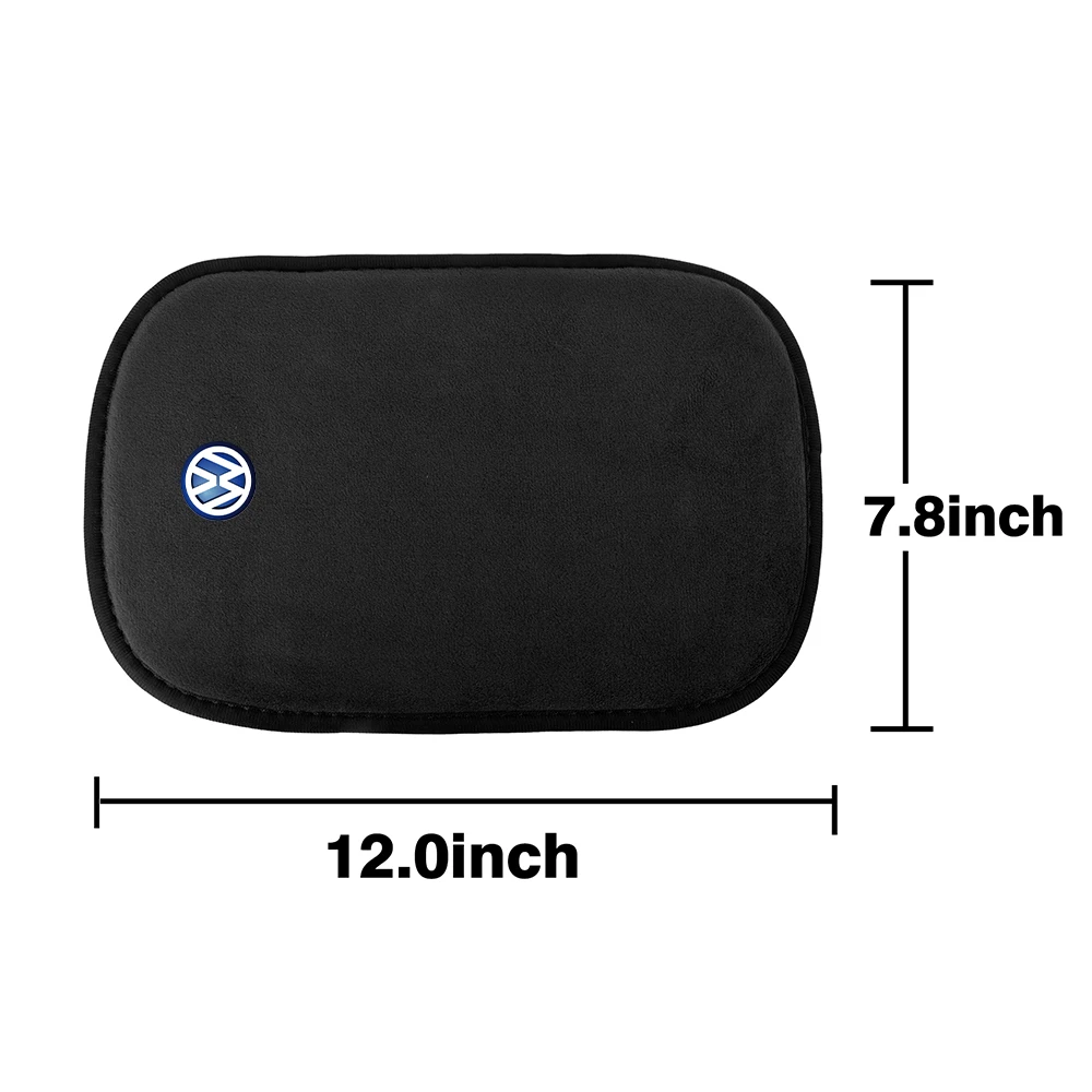 Armrest Pad Covers Car Universal Center Console Auto Seat Armrests Box Pads For Volkswagen VW Golf GTI Tiguan Passat B5 B6 B7 CC