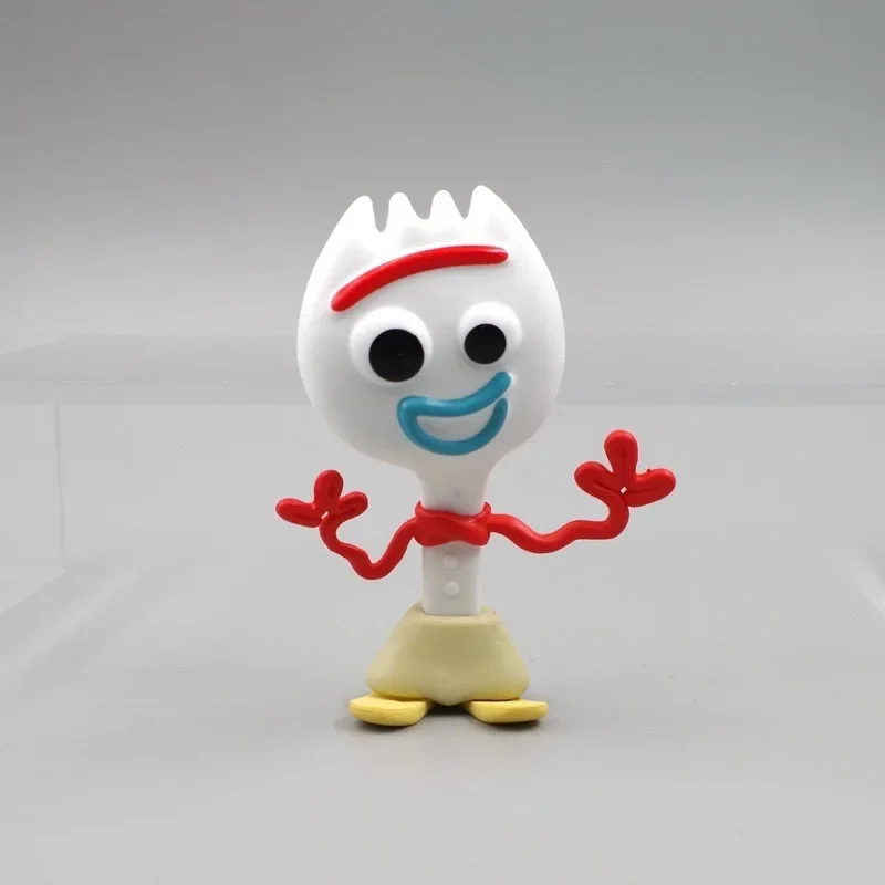 Disney Anime Toy Story 4 Woody Buzz Lighty Forky Rex Action Figures Collection Mini Dolls Kids Toys Model for Children Gift