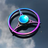 Finger Spinner Office Anxiety Relief Stress Gyro Flower / Tower / Spider Metal Hand Spinner Tri Spinner Model 2