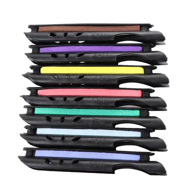 10 개/몫 EVA 플라스틱 코일 링 플레이트 클립 낚싯대 낚시 라인 홀더 라인 와인딩 플레이트 태클 액세서리