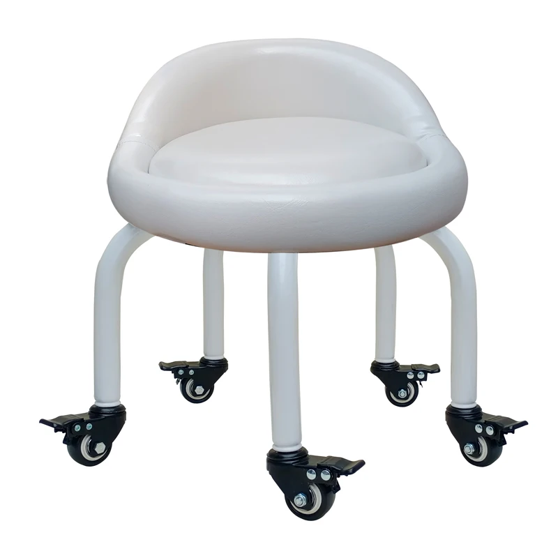 Salon Furniture Pulley Small Stool Round Stool Sofa Pedicure Chair Work Low Stools Floor Cleaning Leisure Office Footstool