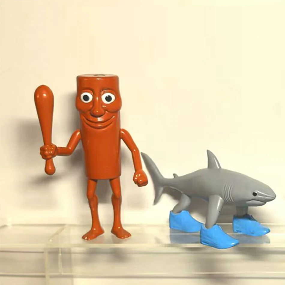 Italian Brainrot Tung Sahur Figure Toy Tralalero Tralala Figures