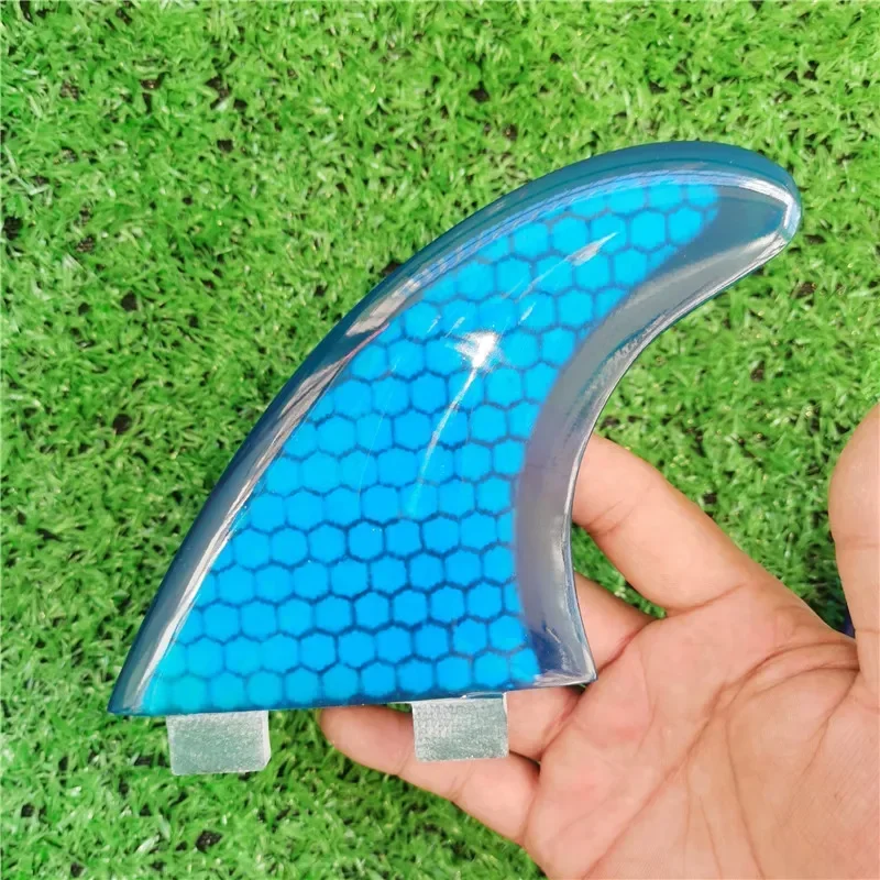 BiLong FCS Tri Fin Performer MED Fiberglass Water High Gloss Surfboard Fin Professional Surfboard Accessories Surfing Wakeboard
