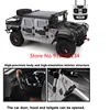 Refit 4WD Off-Road Remote Control Truck Model 16CH Smoking Lighing Alloy Underbody Differential Lock Brake Function RC Truck 5