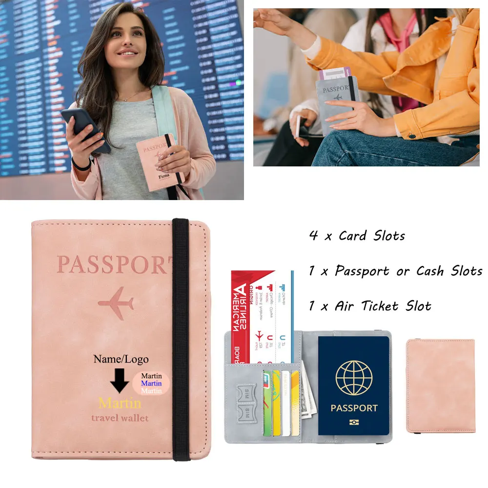 CustomizedTravelAccessoriesPassportHolderCaseWalletBagsRFID