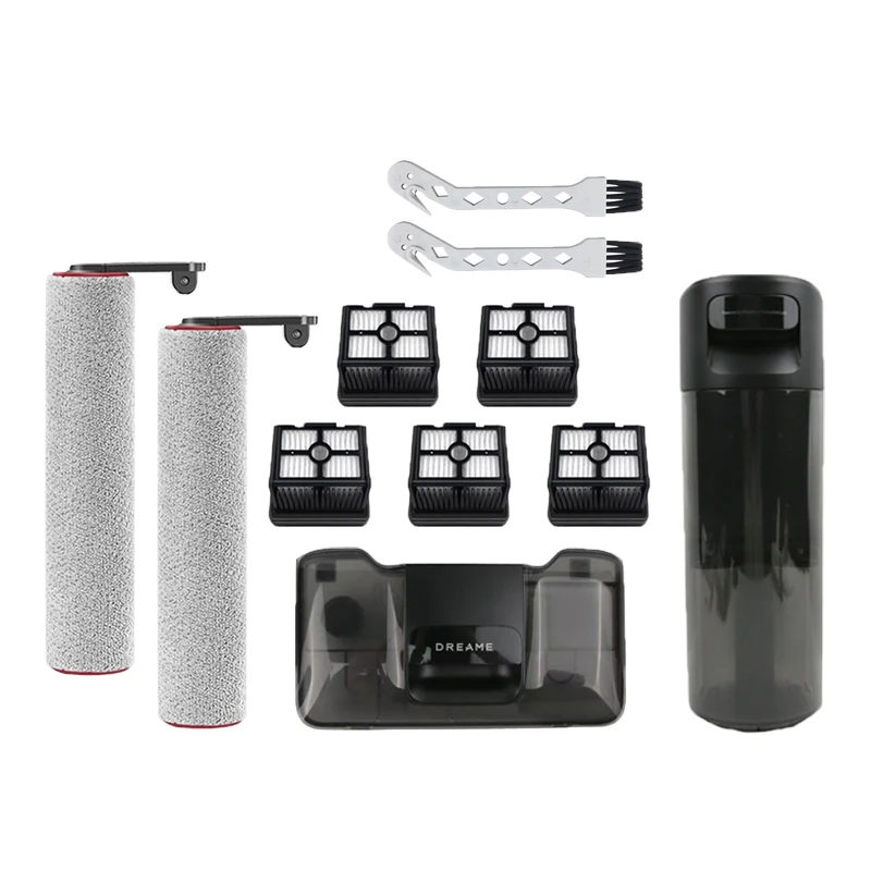 Accessoires Aspirateur Dreame H15 Pro - 1 Rouleau Brosse + 2 Filtres HEPA - Compatible H15 Mix/H12 Pro FlexReach