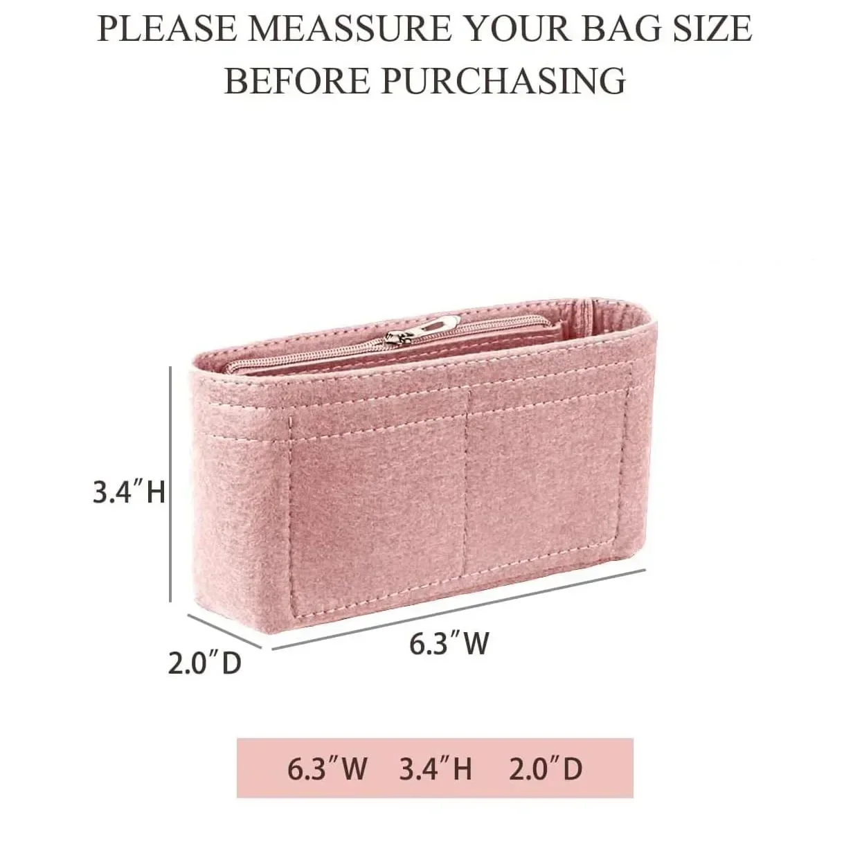 Bag Organizer LONGCHAMP Mini Tote Timid Bag Storage & Finishing Inner Liner Handbags Insert Organizer Fit Mini Size