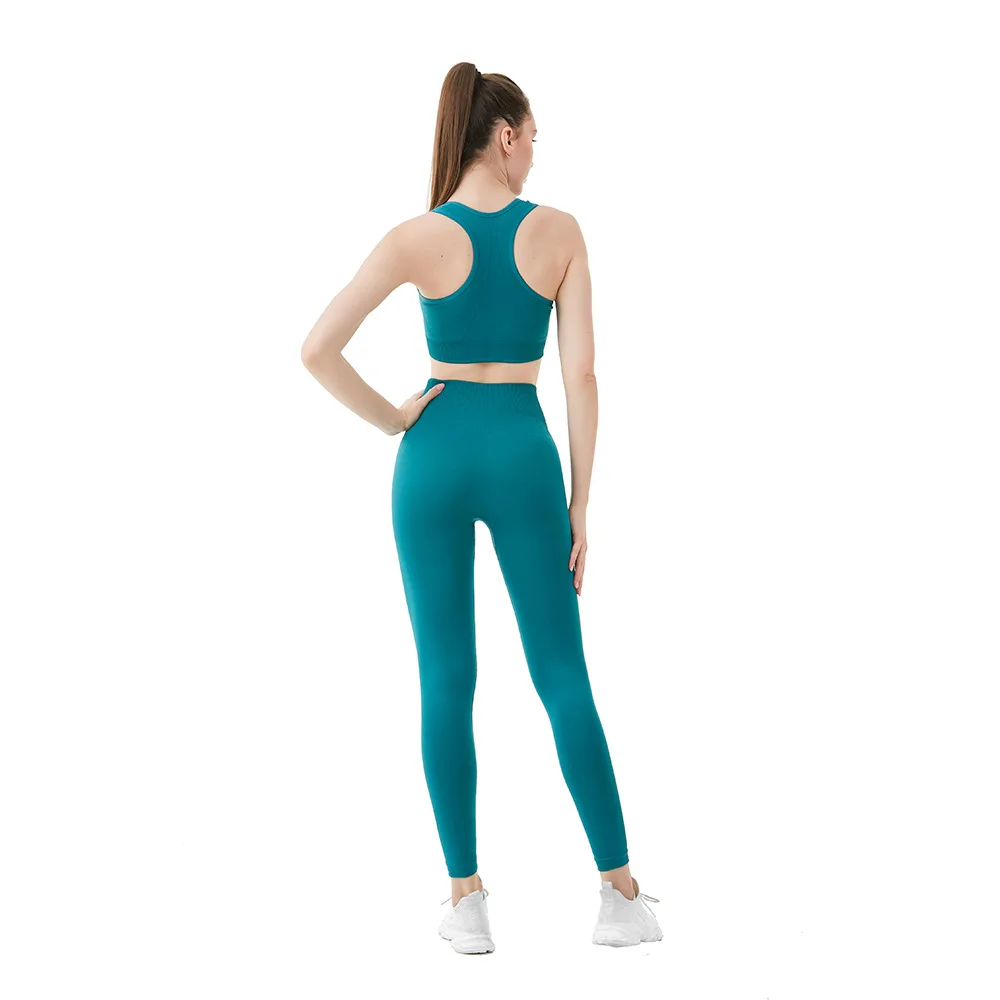 aerie leggings YRZS Sexy New Women's Seamless Sportwear Yoga Set Tight Leggings Sports Bra Elastic Fitness Gym Set Women's Suit 12 Colors aerie crossover leggings