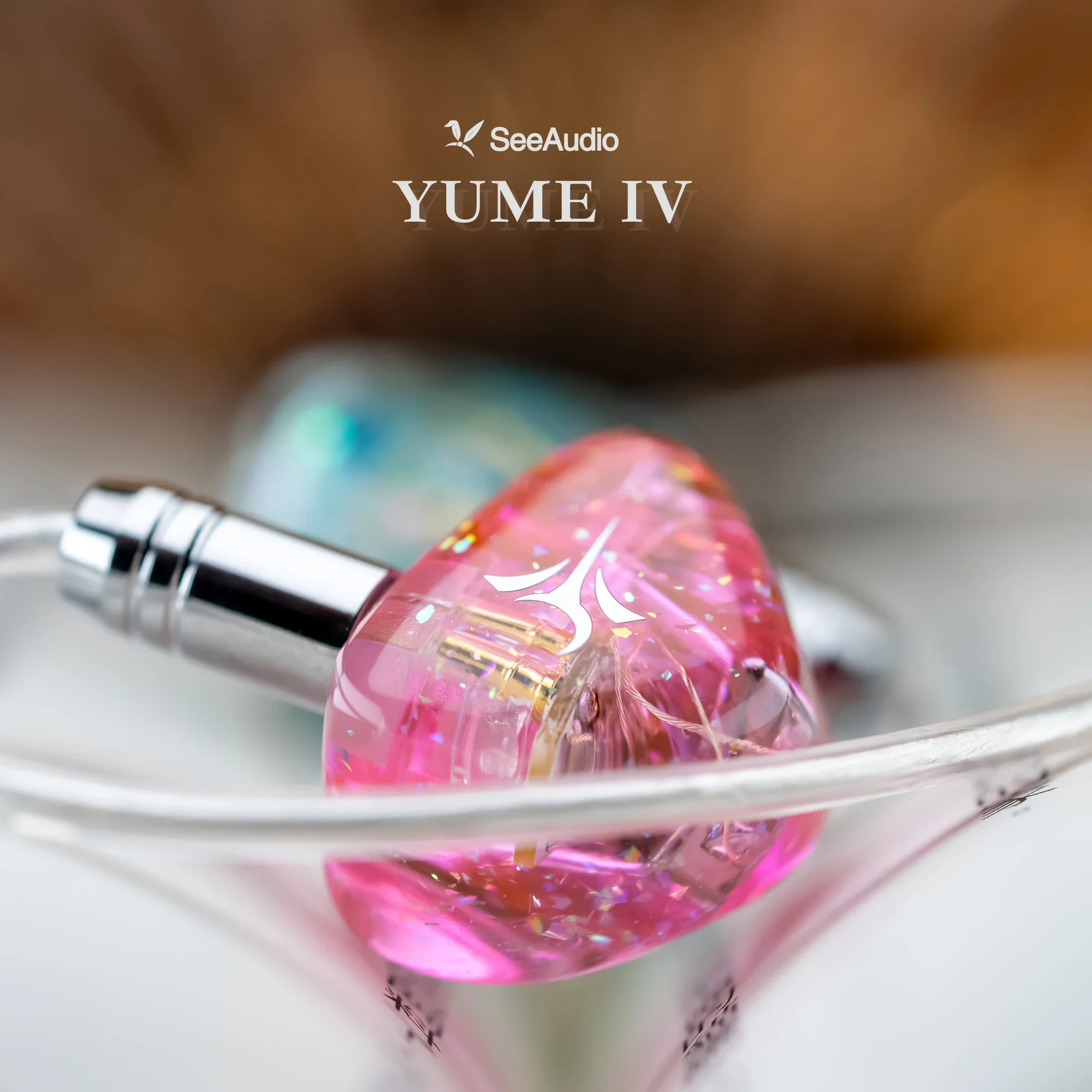 SeeAudio Yume IV 2BA Hybrid Driver Hifi In-Ear Headphones Music IEM Wired Earphones 2pin 3.5mm Detachable Cable 2