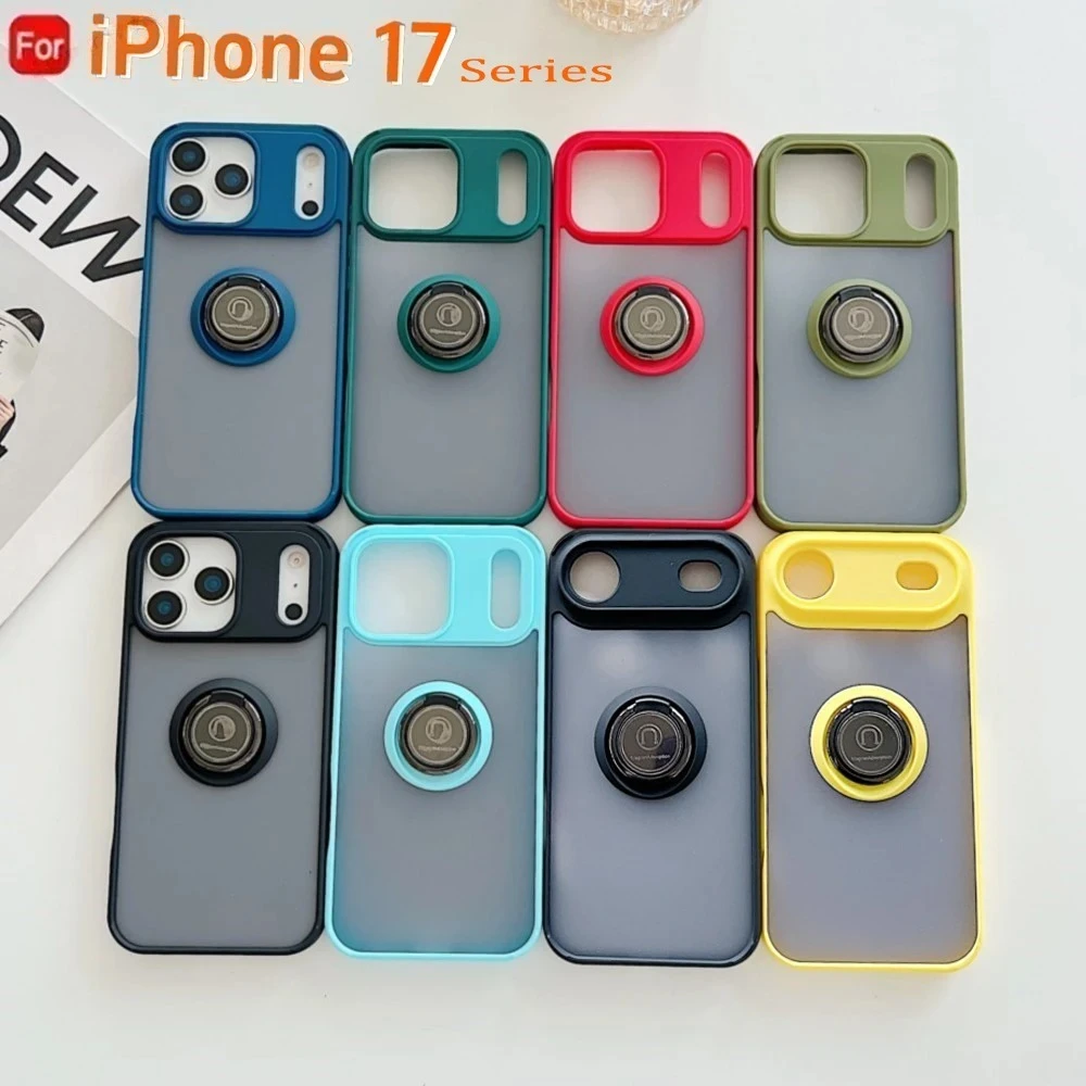 Magnetic Shockproof Ring Holder Phone Case - Premium Protective Cover with Enhanced Grip