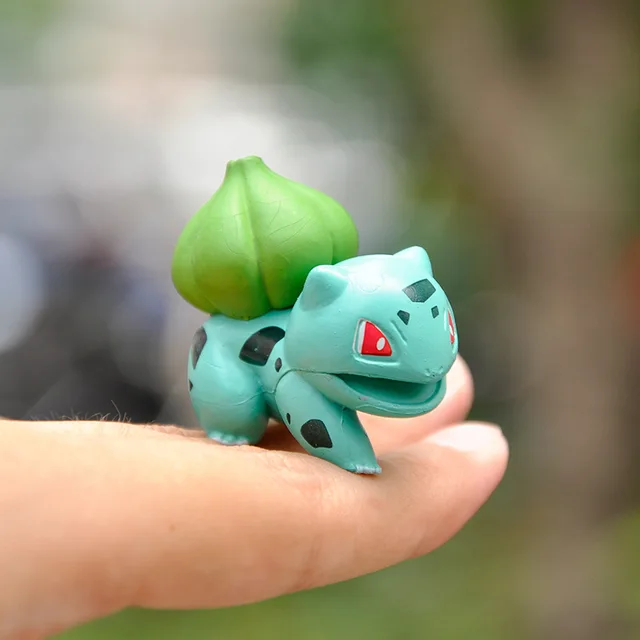 8pcs/set Pokemon Pikachu figure Ornaments Decoration Jenny Turtle Anime figure Birthday Cake Baking Decoration Birthday Gifts 2