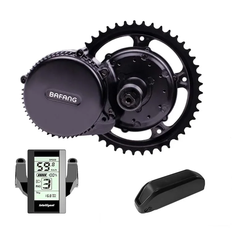 

Комплект для электровелосипеда Bafang BBS02B, 48 В, 750 Вт, средний двигатель 8fun, средний приводной двигатель для электровелосипеда BBS02, комплект для переоборудования электровелосипеда 48V1, батарея 3 Ач