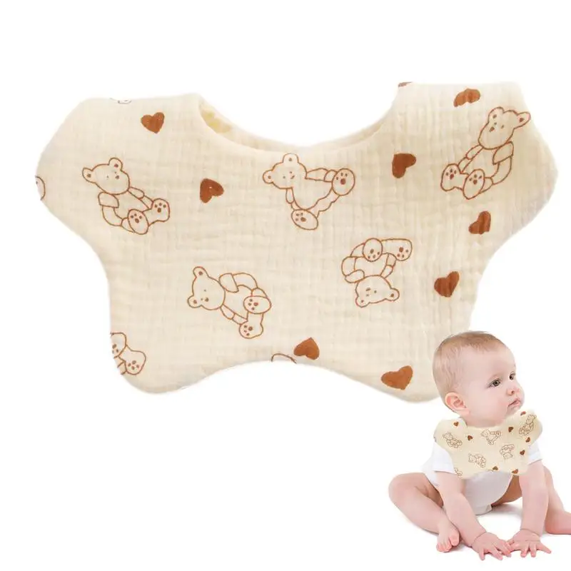 

Детские нагрудники из натурального хлопка, разных цветов