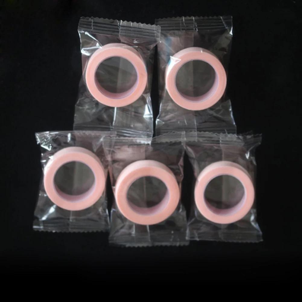 Breathable Medical Paper Tape Eyelash Extension Lint Lashes Patch White Silk Paper Under Patches Adhesive Tape 3pcs/5pcs