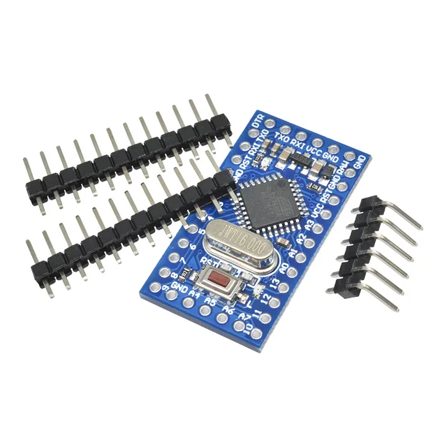 5V Pro Mini Module Atmega168 Atmega32U4 Control Board Plug-in Crystal Oscillator For Arduino Mini USB CH340 Nano V3.0 16Mhz 2
