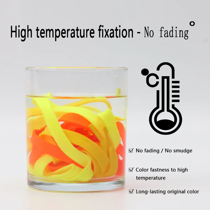 زوج واحد من أربطة الأحذية المسطحة الصلبة من قماش ر...