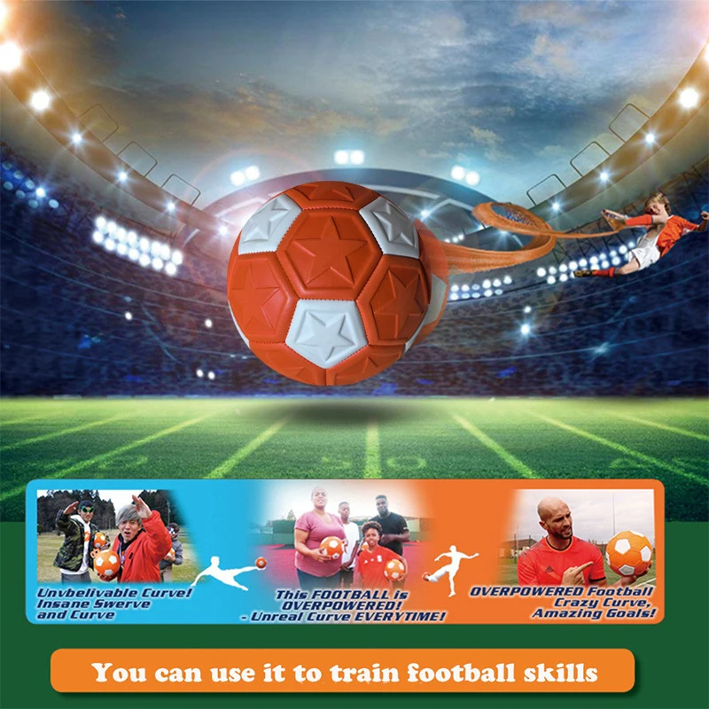 Kids Soccer Sport Curve Swerve Ball KickerBall Great Gift for Boys and Girls Football Toy Perfect for Outdoor & Indoor Match