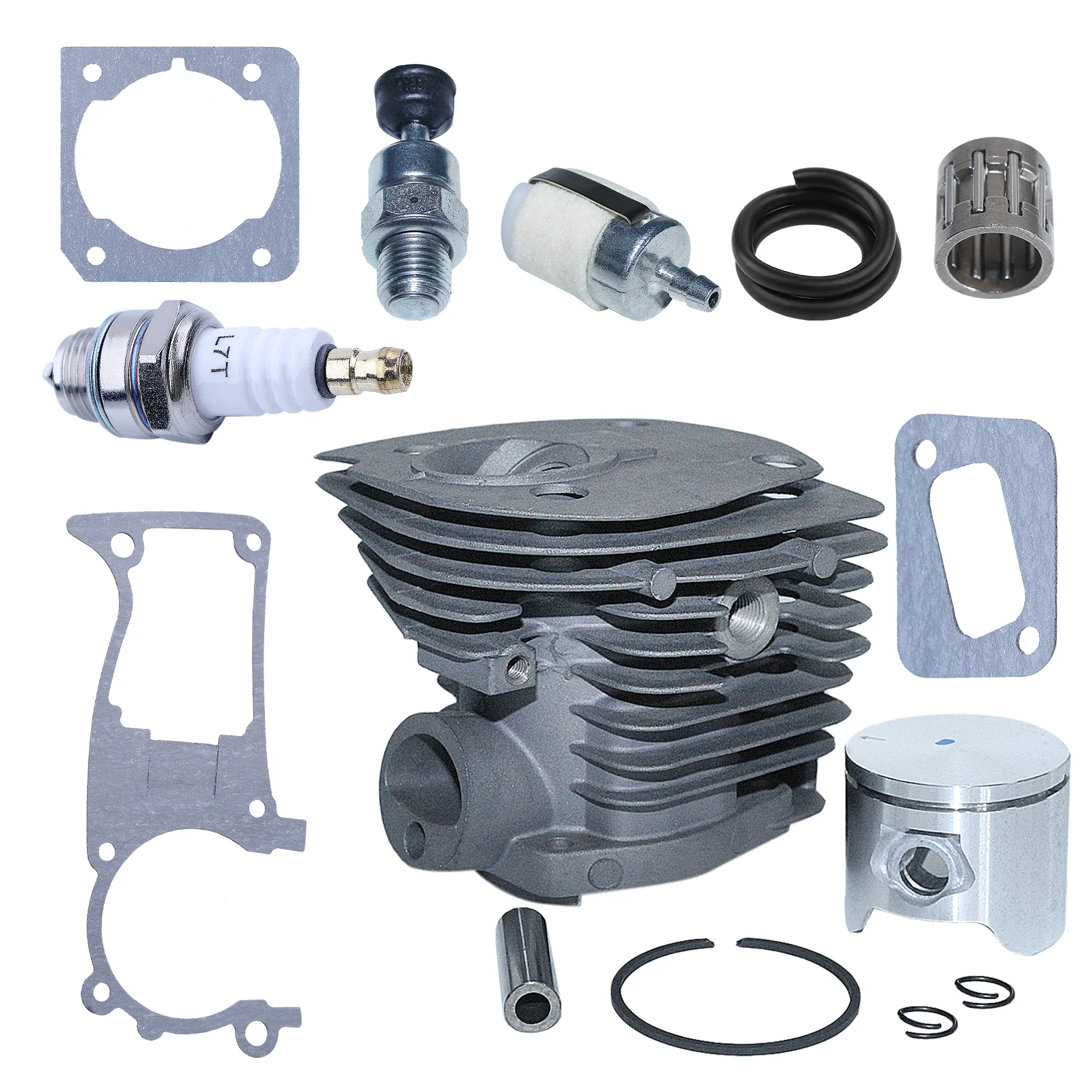 44mm Cylinder Piston Kit For Husqvarna 340 345 346XP 350 351 353 For Chainsaws 503869971 503 89 44-01 503 86 25-01 2