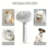 New Pet Spray Cat Comb Dog Hair Removal Comb USB Rechargeable Hair Pulling Knot Comb Pet Grooming Cleaning Tools 2