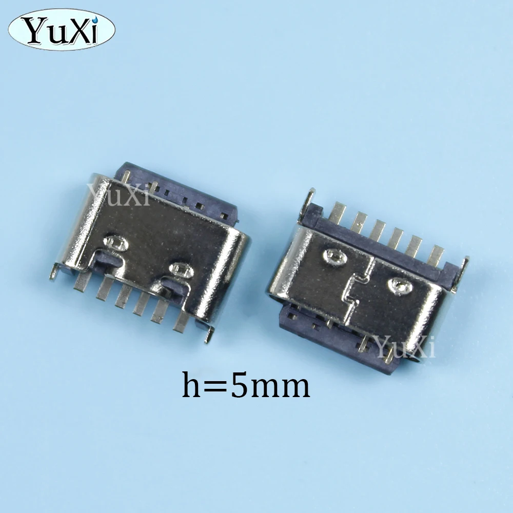 10-Pack USB Type-C Vertical Female Sockets - Fast Charge High-Speed Connectors