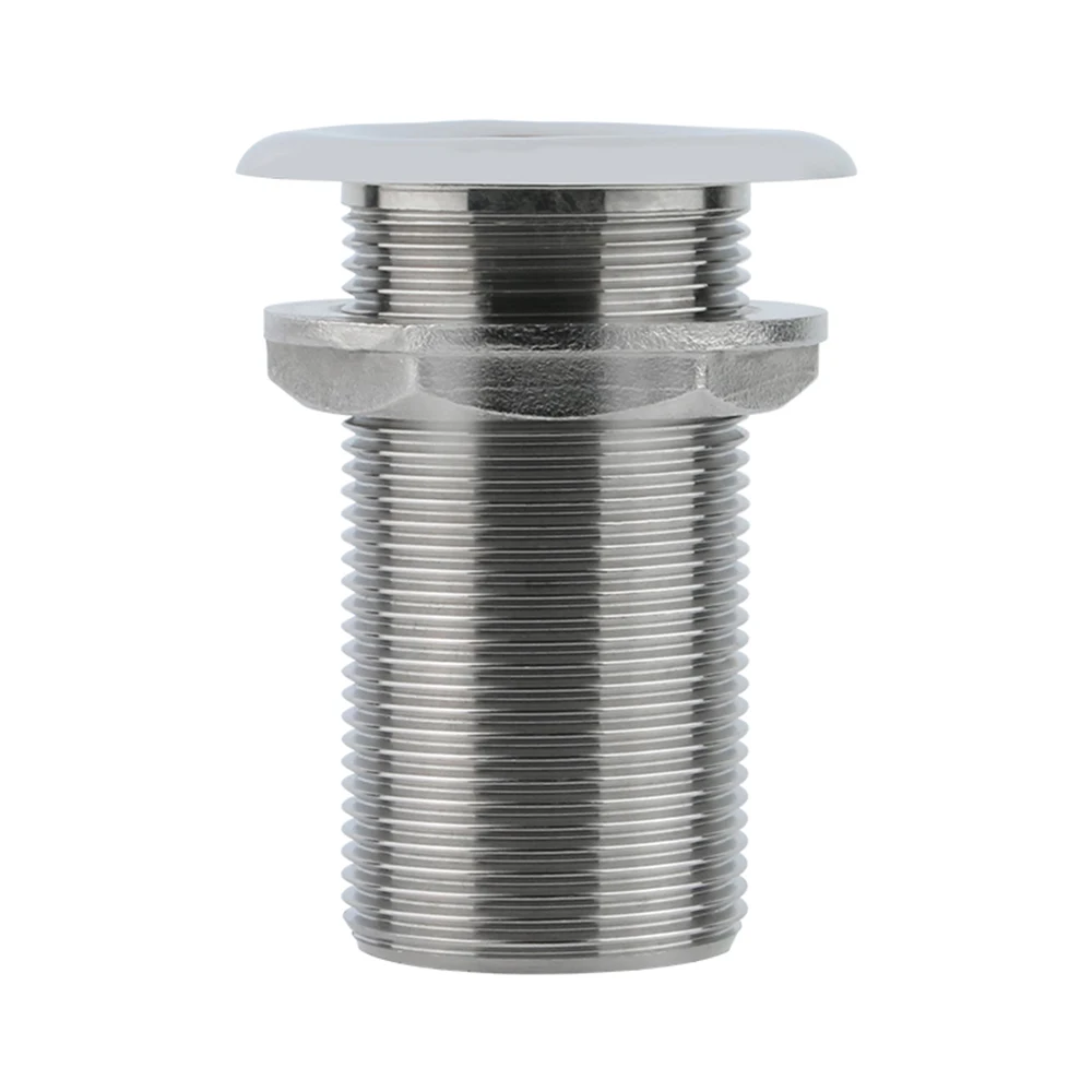 Boat Thru-Hull Plumbing Fitting 316 Stainless Steel Drain Connector Water Drain Outlet for Interior Diameter Hose for Boat Yacht 6