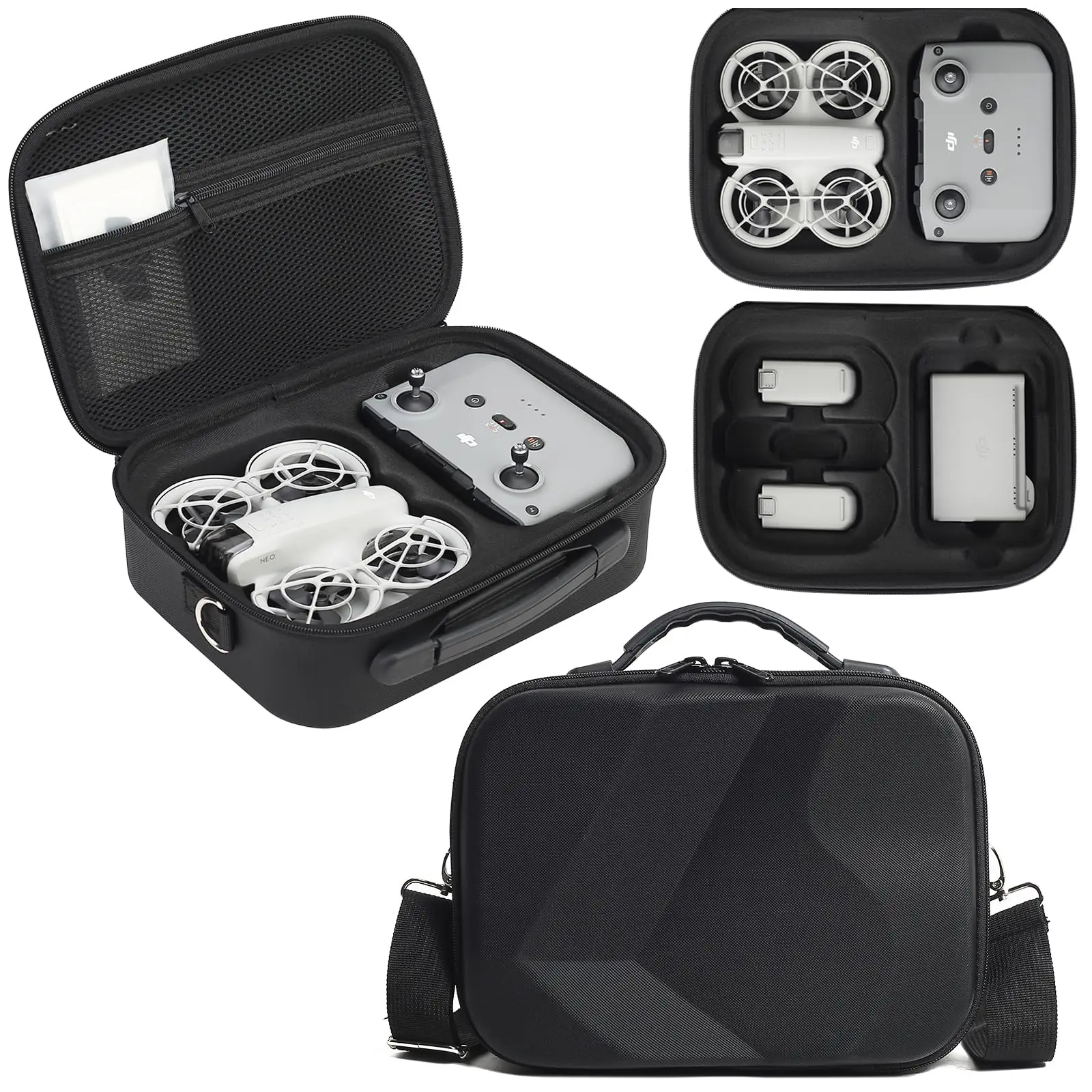 Uvafly Custodia Da Viaggio Per Drone DJI Neo - Borsa Compatta Impermeabile Con Tracolla Per Drone E Batterie