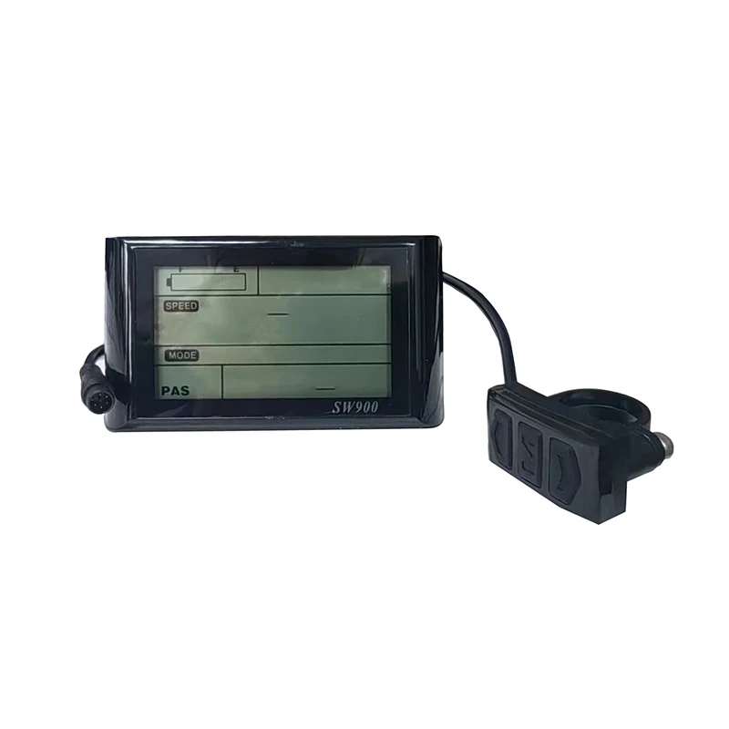 Display Bici Elettrica 48V Sw900 Strumento Connettore Impermeabile 6Pin Connettore Monitor E-Bike Speeder Panel Bafang Lcd Ourmeter