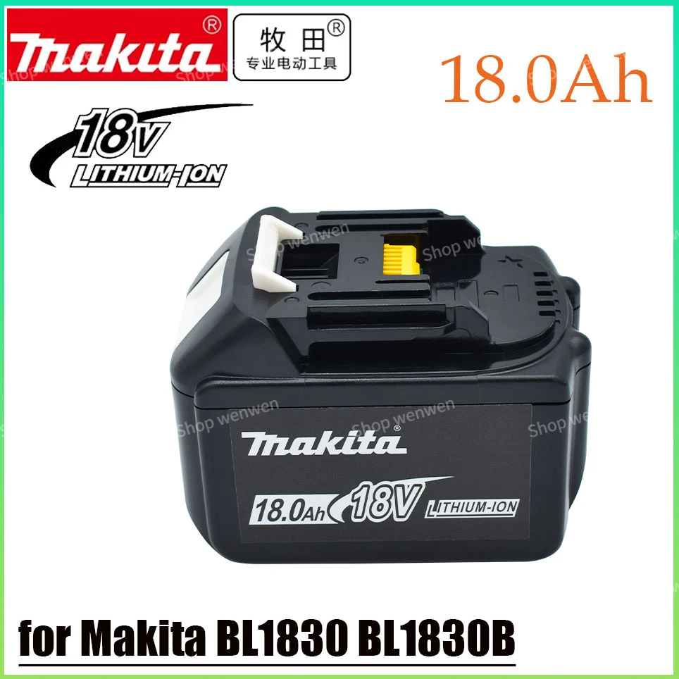 

Оригинальная запасная аккумуляторная батарея Makita 18В 18,5 Ач BL1830B BL1840 BL1840B BL1850 BL1850B с индикатором яркости