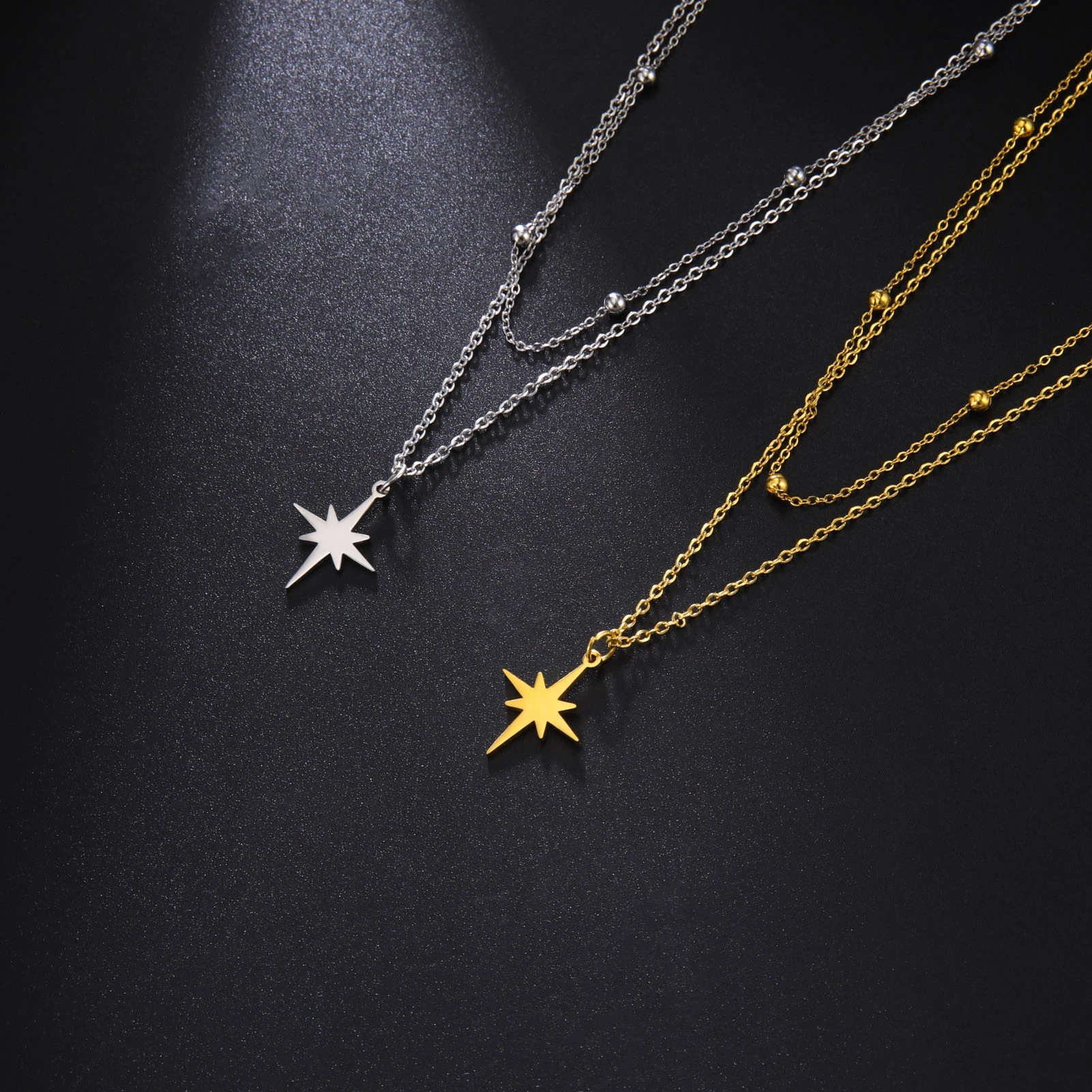 SETUP-EXE★韓国★人気★PIERCING STAR NECKLACE / SILVER MUSINSA公式 | SETUPEXE PIERCING STAR NECKLACE / SILVER