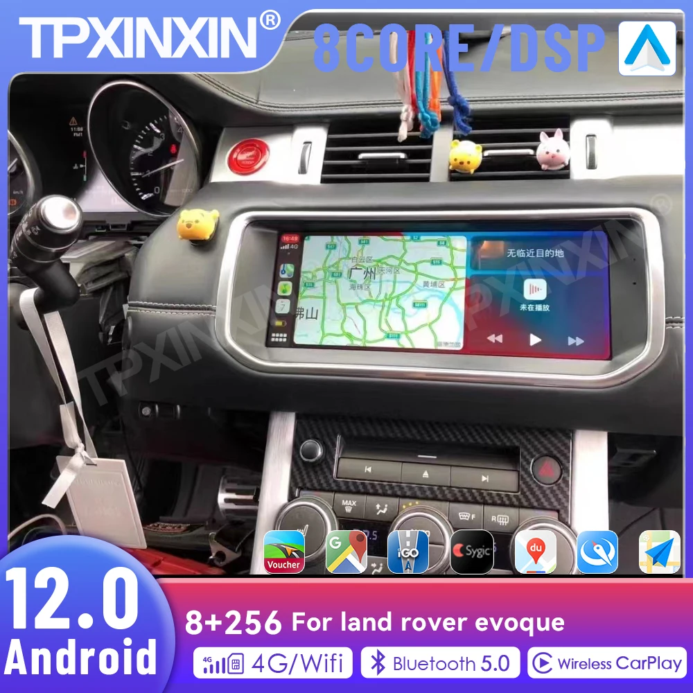 

10.25 Inch Android 12.0 8+256G Car Radio For Land Rover Evoque Multimedia Player GPS Navi CarPlay Auto Stereo Tape Head Unit
