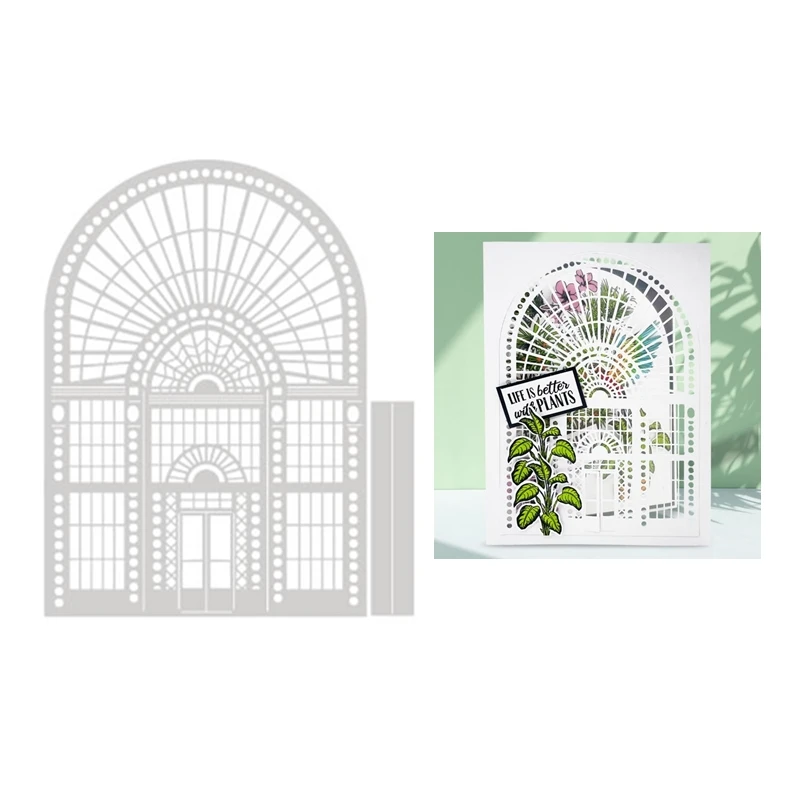 

Новинка 2022 пресс-формы для скрапбукинга для изготовления бумаги набор штампов из тропического стекла для дома рамка для тиснения без штампов