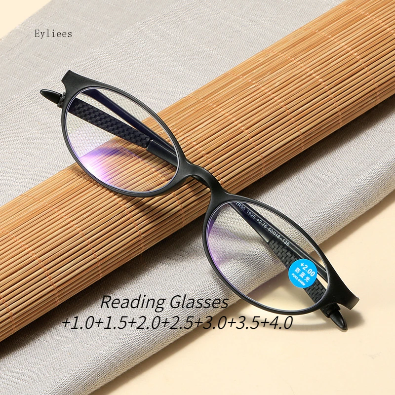 

Black Anti Blue Light Reading Glasses Women Men Ultralight Mini Presbyopic Eyewear Unisex TR90 Hyperopia Eyeglasses +1.0 to +4.0