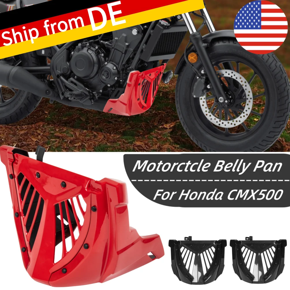 

CM500 CMX500 Belly Pan Fairing Cover Protector Side Panel Engine Guard for Honda Rebel CMX CM 500 2017-2024 2022 2021 2020 2019