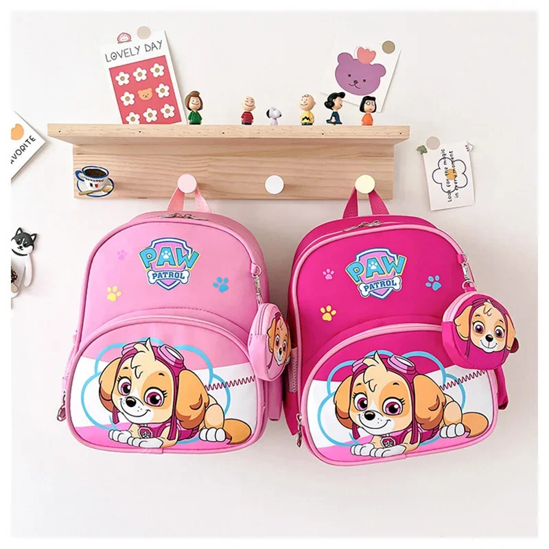 Paw Patrol Cartoon Bag Anime Bambini Zaino Skye Everest Marshall Chase Ragazzi Ragazze Pat Patrouille Compleanno Zaino Giocattolo Regali