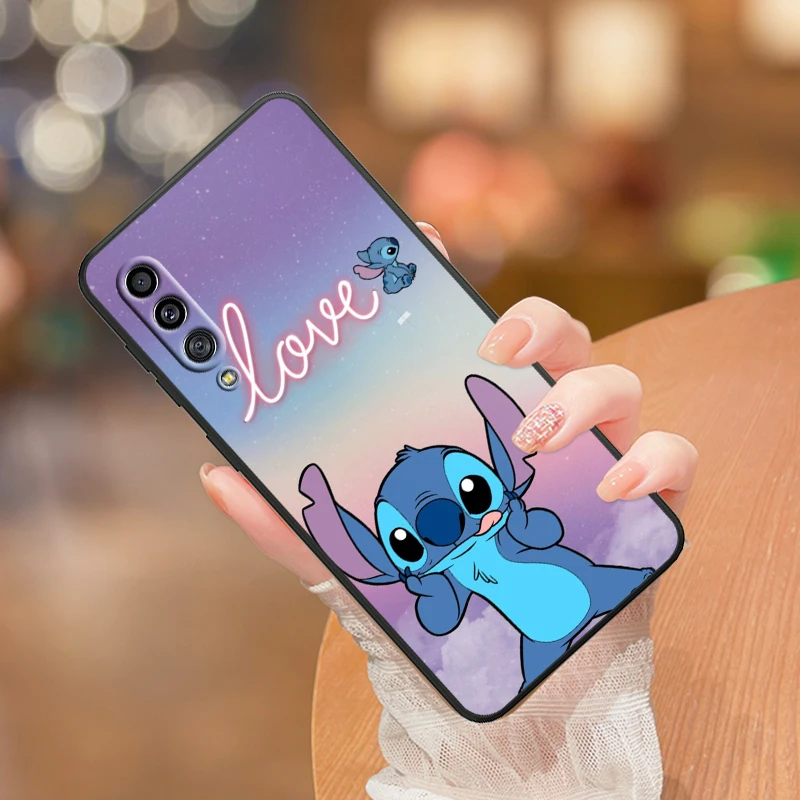 Stitch Abomination Monster For Samsung Galaxy A90 A80 A70 S A60 A50S A30 S A40 S A2 A20E A20 S A10S A10 E Black Phone Case samsung flip phone cute