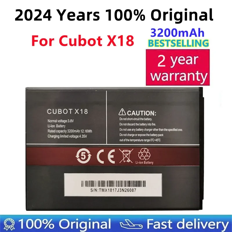 

3200mAh For Cubot X18 Long Time Standy Battery For Cubot X18 High Quality Replacement Large Capacity Mobile Phone Battery