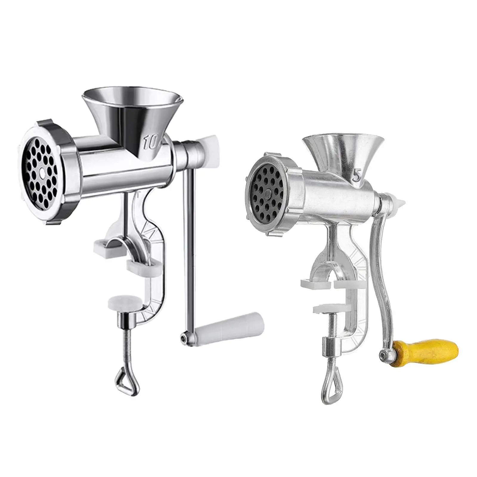Description Picture 2 of itemStainless Steel Manual Meat Grinder Table Hand Operated, Multifunction Pasta Maker Beef Sausage Maker Home Kitchen Tool