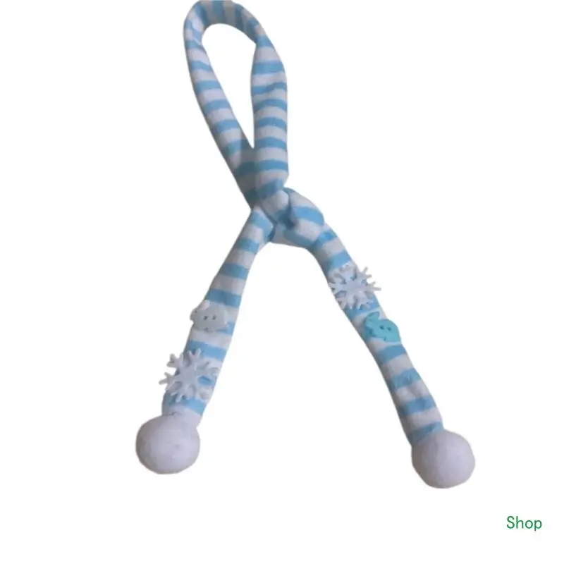 

L5YC Strip Scarf for Women Long Skinny Belt Necktie Neck Scarf Y2K Girls Photo Props Long Neckerchief Skinny Scarf Necktie