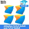 MOYU Magic Cube Magnetic Speed 7x7 9x9 8x8 Professional Cube Weilong Wr M Meilong GTS 3m Kit 6x6 Cube For Kids Toys Boys Puzzle 5