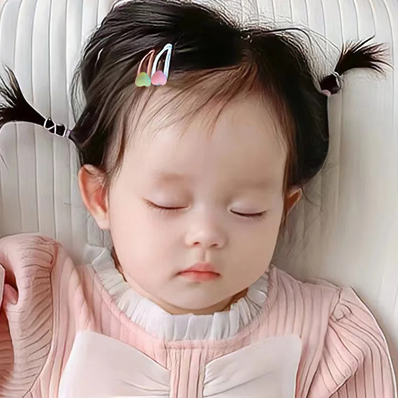 Baby cute headband children's hairpin ponytail hair tie gift children's hair accessories set girls color hair accessories
