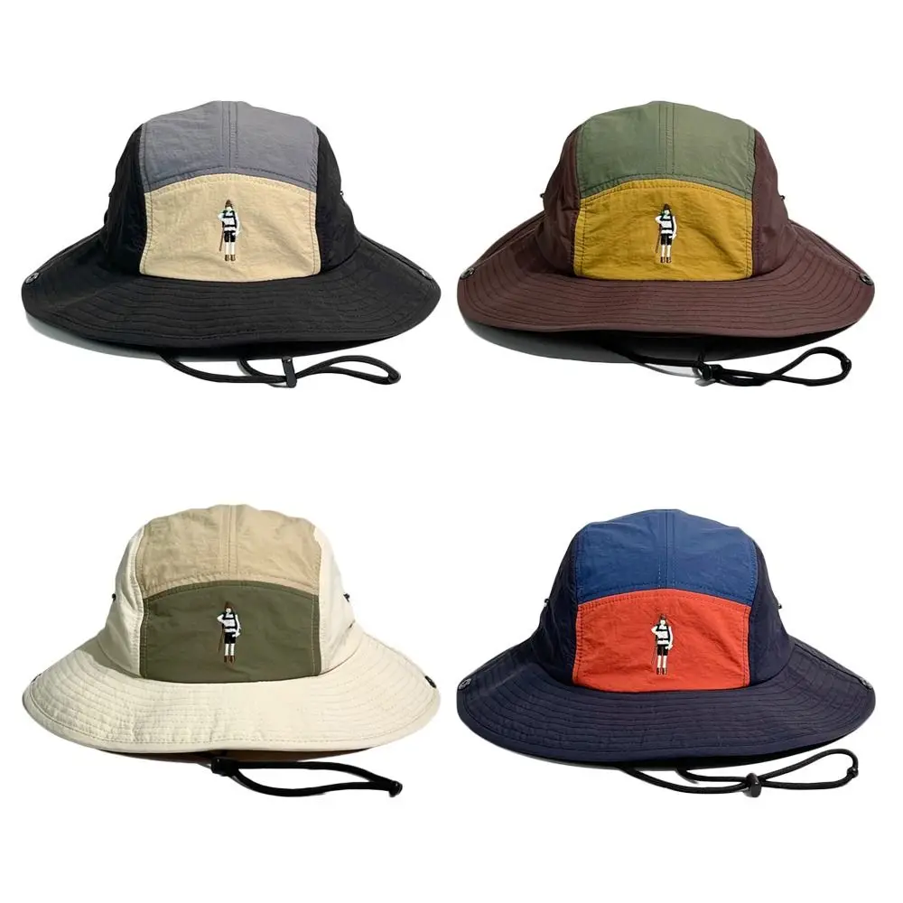 

Anti-UV Bucket Hat Fashion Quick-dry Sun Protection Fisherman Cap Portable Wide Brim Mountaineering Caps Camping Hiking