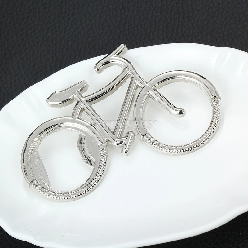 200Pcs/Lot Cute Bike Bicycle Metal Beer Bottle Opener Gift Kitchen Dining Bar Tools