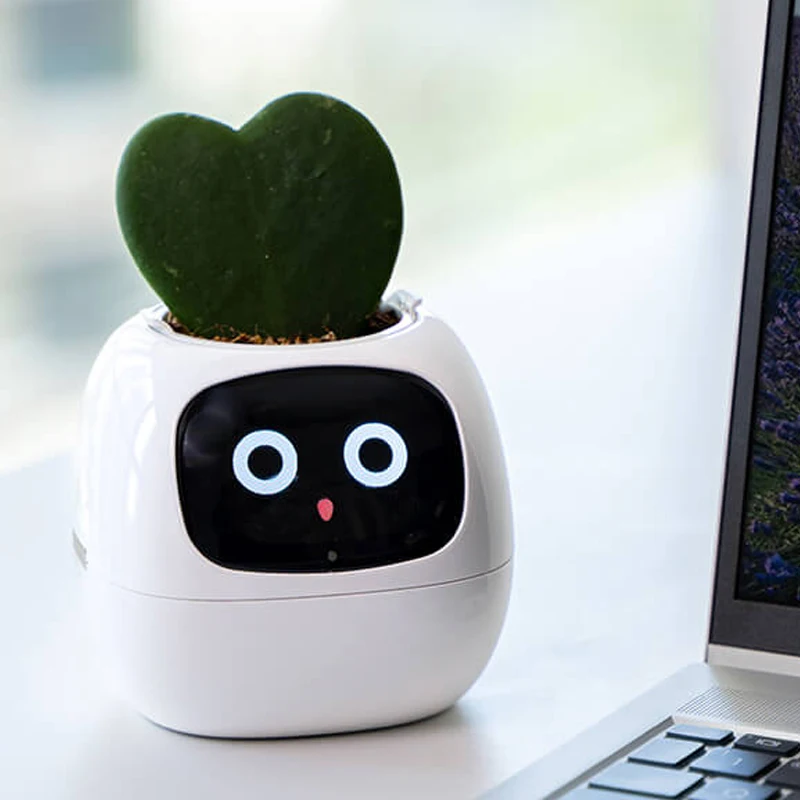 Ivy Plant Pet Robot Creative Interaction Tamagotchi Pet Small Pot App Control Cute Smart Flower Plants Express Emotions