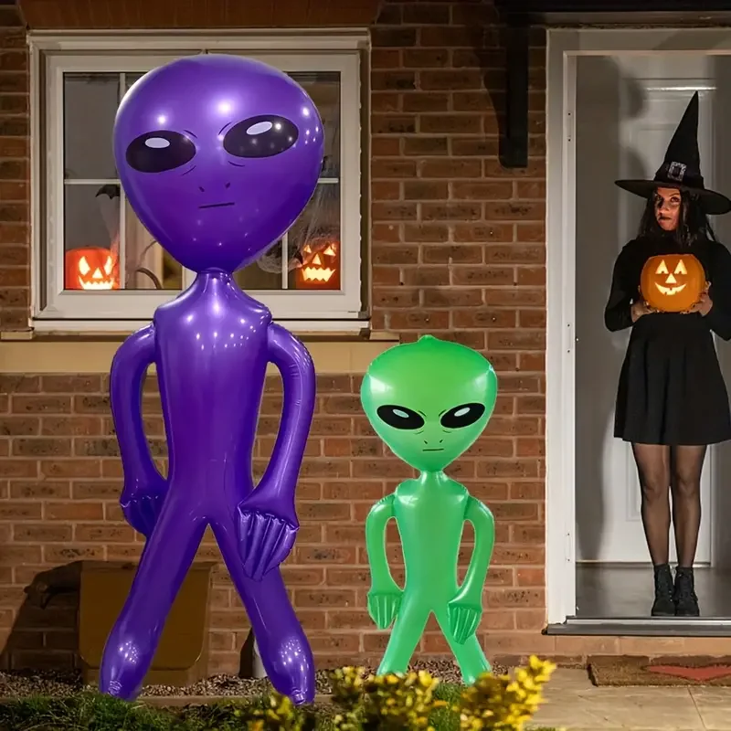 Cross-border Inflatable Alien Doll Halloween Bar Decoration Toy