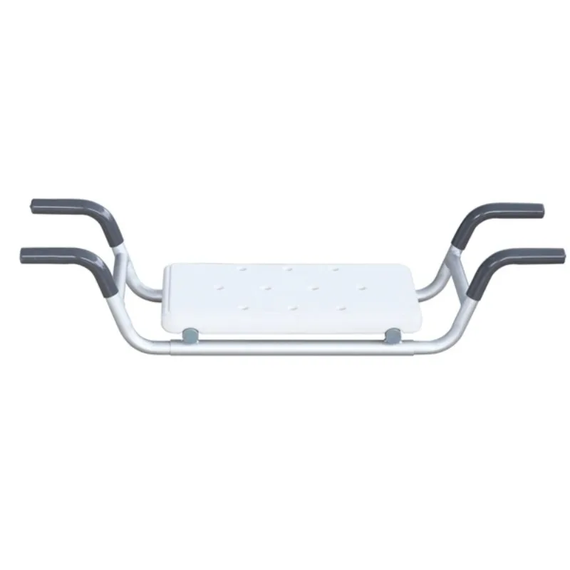 

Bathtub Seat in Bathroom with Back Aluminum Frame Bath Board Stool