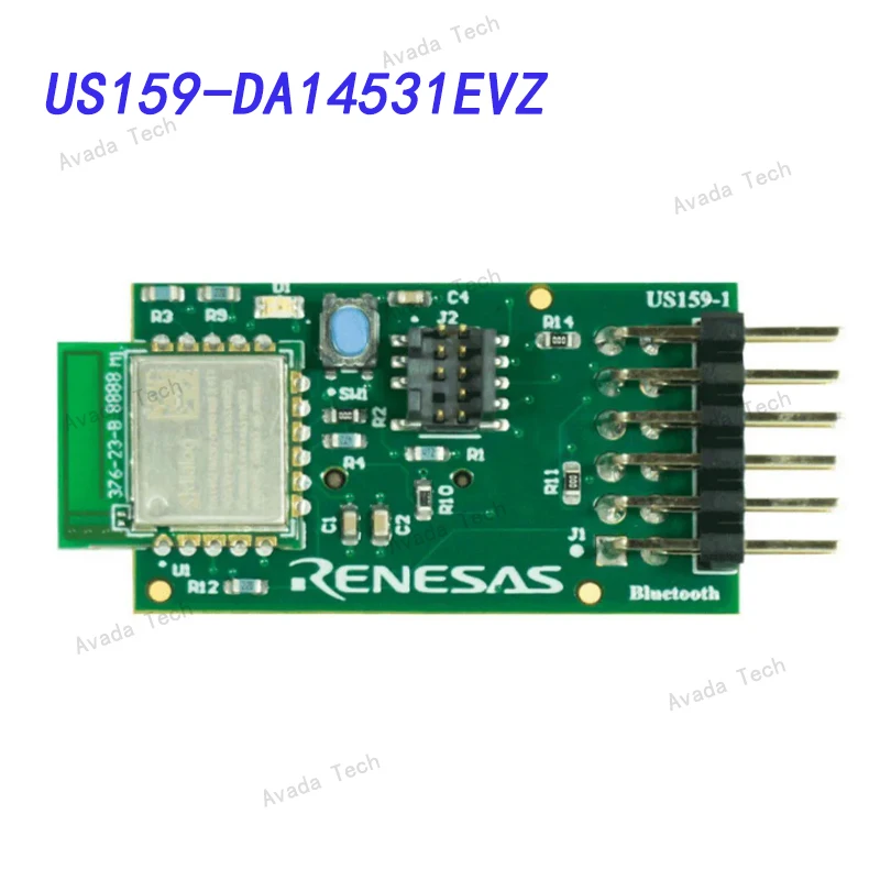 

Avada Tech US159-DA14531EVZ PMOD Daughter Card for DA14531 Bluetooth LE Module, RoHS COM